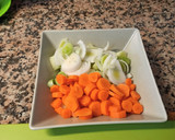 Foto del paso 2 de la receta: Salteado de lentejas con pollo y verduras con un toque de curry