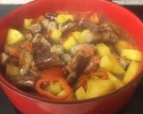 A picture of step 9 of My Pork Sausage & Honey Pineapple. 😉.