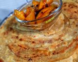 A picture of step 4 of Masala Lachha Paratha.