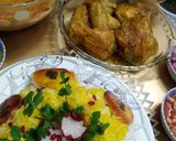 عکس مرحله 6 از دستور مرغ زعفرانی😍😋
