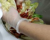 Hình bước làm 10 của món Kim Chi Cải Thảo. (korea)