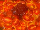 Tomato Coconut Cream Pasta with Salmon