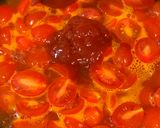 A picture of step 6 of Tomato Coconut Cream Pasta with Salmon.