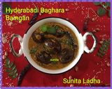 A picture of step 13 of Hyderabadi Bagara Baingan.
