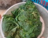 Foto langkah ke 1 dari resep Gulai Daun Ubi Ikan Teri.