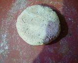 A picture of step 2 of Kuttu Puri.