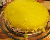 Gyümölcsös túró tortamangós zselével recept fázis 6 fotója