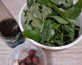 Foto langkah ke 1 dari resep Cah daun ginseng jawa (menu busui #13).
