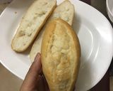 Hình bước làm 1 của món Bánh mì nướng phomai