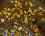 A picture of step 5 of Matar paneer.