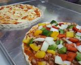 Hình bước làm 5 của món Pizza đế mỏng giòn