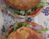 A picture of step 7 of Desi Burger.
