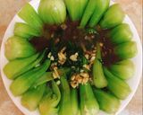 Hình bước làm 4 của món Cải thìa sốt dầu hào 🍲🌱