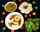 A picture of step 8 of No Onion And Garlic Sambar With Instant Poha Idli.