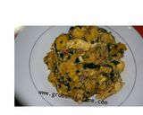 A picture of step 4 of Porridge Yam with Smoked Fish.