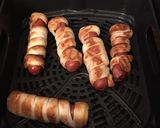 A picture of step 5 of Air Fried Mummies.