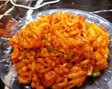 A picture of step 4 of Chicken vegetable Macroni.