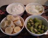 A picture of step 1 of Dj's Banana Kiwi Smoothie.