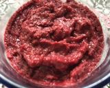 A picture of step 5 of Chocolate raspberry ‘mousse’ or ‘truffle’ - vegan.