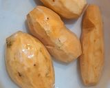 Foto langkah ke 1 dari resep Kolak Pisang Ubi Kolang Kaling ala Dapoer Mama Cindhy.