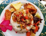 Foto langkah ke 6 dari resep Nasi Gurih Daun Jeruk.