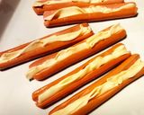 Une image de l'étape 2 de Knacki grillée jambon-fromage.