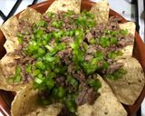 A picture of step 3 of Mexican Beef Nachos.