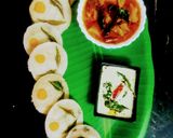 रवा इडली सांभर + चटनी (Rava idli sambar + chutney recipe in hindi) रेसिपी चरण 3 फोटो