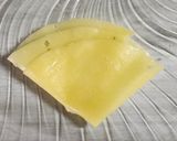 Foto del paso 2 de la receta: 🍻Picada festiva🍻 "Candy cane" de cantimpalo y queso 🍻
