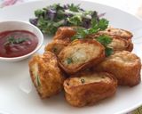 Foto langkah ke 7 dari resep Rice Egg Rolade / Rolade Nasi.