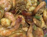 Foto langkah ke 7 dari resep Udang jimbaran versi tanpa minyak.