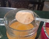 A picture of step 2 of Mango Tango drink.