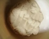 A picture of step 2 of Seekh kabab fish bread.