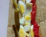 عکس مرحله 4 از دستور ساندویچ تخم مرغ (لقمه مدرسه)