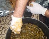صورة لخطوة 3 من وصفة تحدي بوراك خروف محشي ورق عنب وكوسا