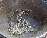 A picture of step 2 of Veggie Coconut Suji Upma.