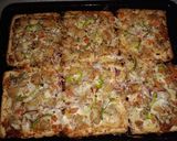 A picture of step 6 of Pizza Bread😋🍕.