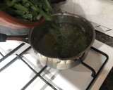 Foto del paso 1 de la receta: Judía verde salteada con ajo y taquitos de jamón