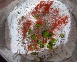 A picture of step 2 of Singhra ki pakori (water chestnuts).