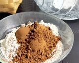 Foto langkah ke 1 dari resep Choco Banana Cake (1 telor No Mixer).