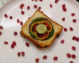 A picture of step 11 of Methi sandwich.