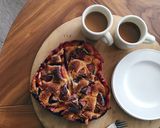 A picture of step 8 of Plum, fig and almond cake.