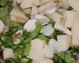 मूली के पत्तों की सब्जी (Mooli ke patto ki sabzi recipe in Hindi) रेसिपी चरण 1 फोटो
