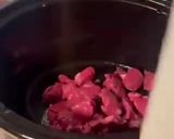 A picture of step 1 of Crockpot stew meat over egg noodles.