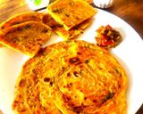 A picture of step 8 of Mint Ginger Tea With Onion Layered Paratha - Just In 20 minutes.