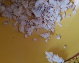 A picture of step 10 of My Saffron tumeric Rice with cod, prawns and veg.