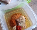 Sült oldalas zöldséges-gombás rizzsel recept fázis 2 fotója