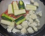 A picture of step 2 of Stir fry veggies.
