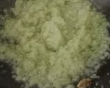 A picture of step 1 of Palak corn.