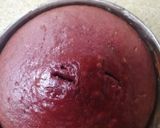 A picture of step 13 of Eggless Red Velvet Cake (without oven).